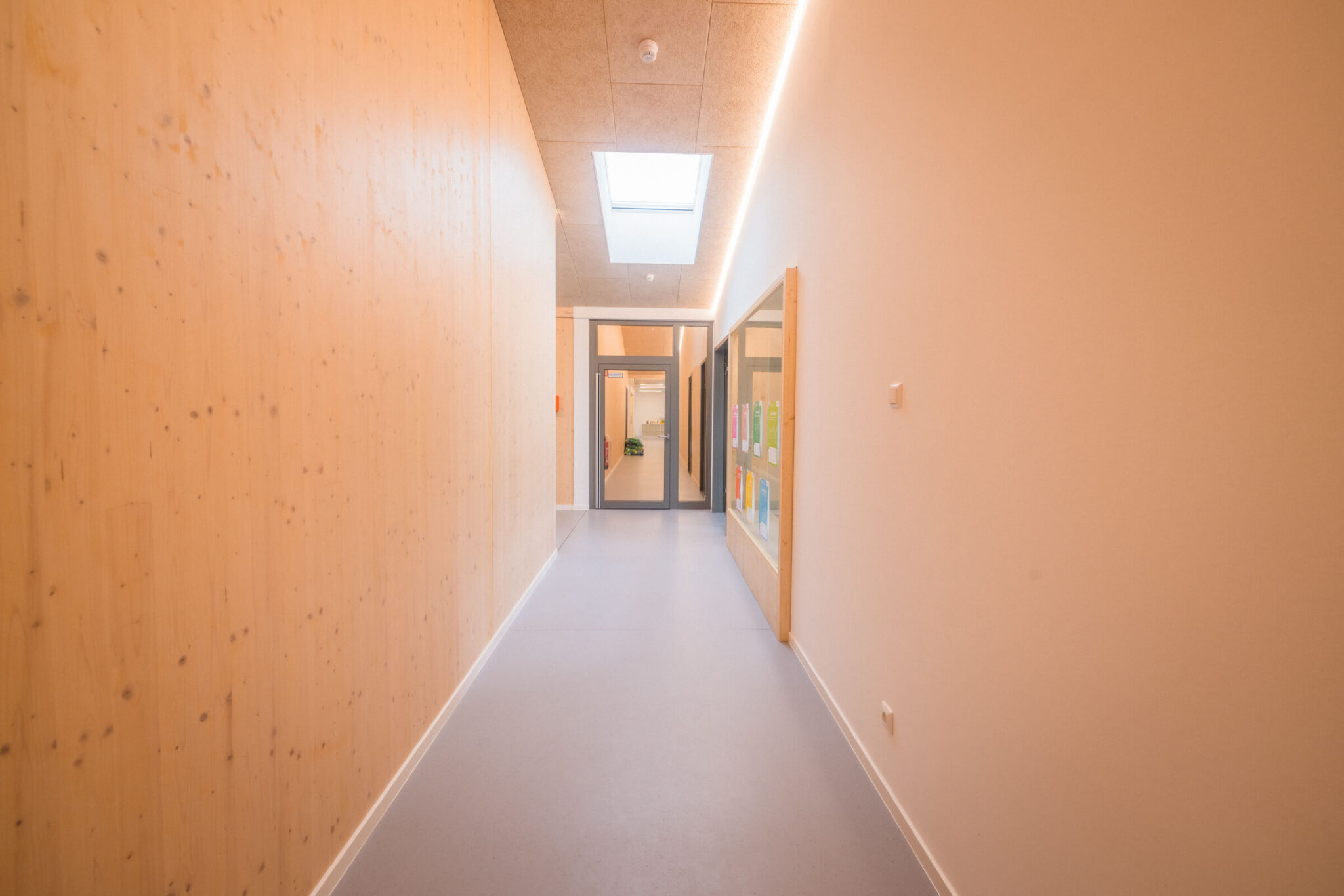 Flur in der BRK KiTa in Naila