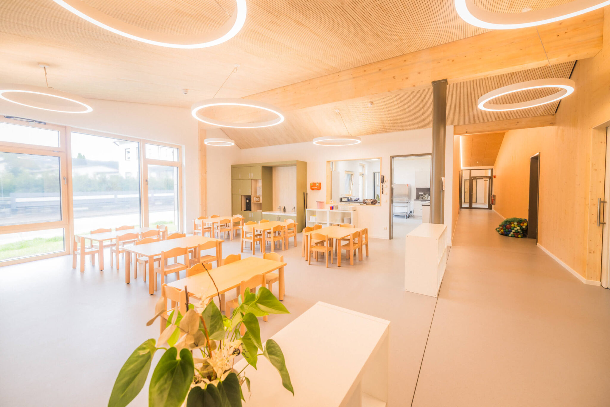 Essensraum der BRK KiTa in Naila